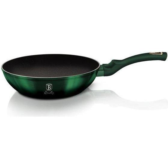 BerlingerHaus TITANIUM WOK BH-6053 EMERALD Frying pan, Pfanne + Kochtopf, Grün