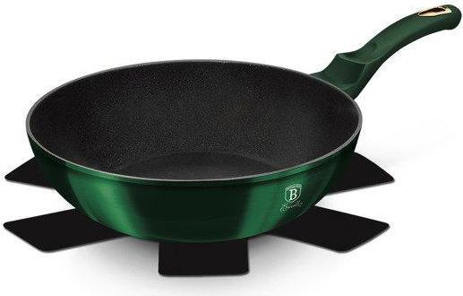 Productafbeelding BerlingerHaus TITANIUM WOK BH-6053 EMERALD Koekenpan (Aluminium)