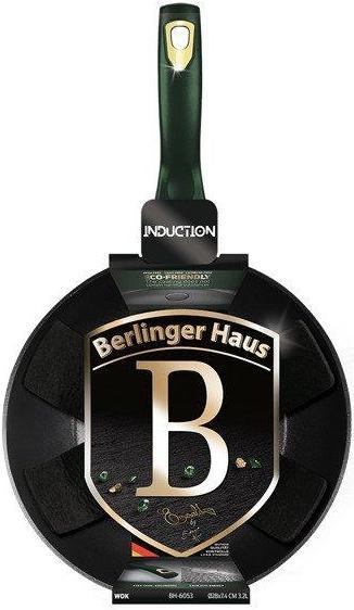 Productafbeelding BerlingerHaus TITANIUM WOK BH-6053 EMERALD Koekenpan (Aluminium)