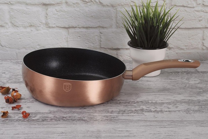 Productafbeelding BerlingerHaus WOK FLIP Koekenpan 26cm BH-1522 (26 cm, Wokpan, Aluminium)