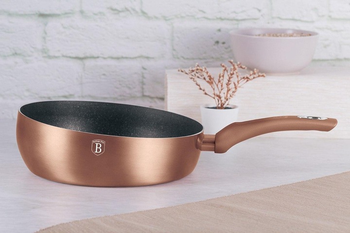 Productafbeelding BerlingerHaus WOK FLIP Koekenpan 26cm BH-1522 (26 cm, Wokpan, Aluminium)