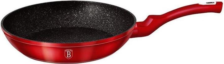 Produktbild BerlingerHaus FRYER GRANITE 20cm Red METALLIC LINE BH-1251 (20 cm, Bratpfanne, Aluminium)