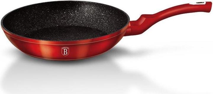 Produktbild BerlingerHaus FRYER GRANITE 20cm Red METALLIC LINE BH-1251 (20 cm, Bratpfanne, Aluminium)