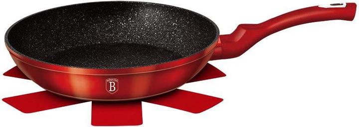 Produktbild BerlingerHaus FRYER GRANITE 20cm Red METALLIC LINE BH-1251 (20 cm, Bratpfanne, Aluminium)