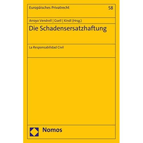 Thumbnail - Die Schadensersatzhaftung, Fachbücher von Johann Kindl, Beate Gsell, Tatiana Arroyo Vendrell