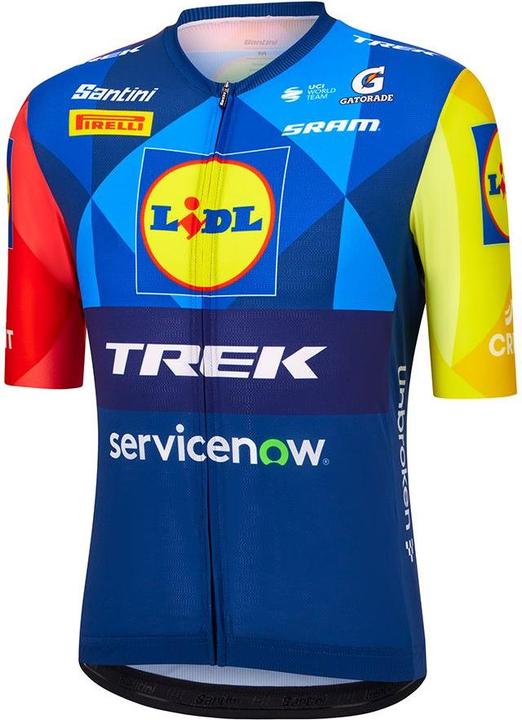 Produktbild Santini Jersey Trek Replica Medium Blue/Yellow (M)
