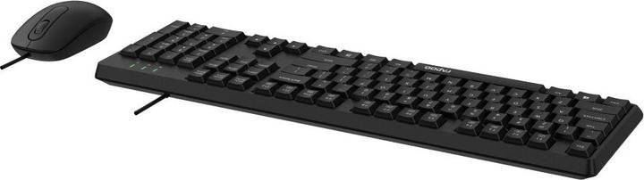 Actual product image Rapoo Kabelgebundenes Kombo Set "NX1500", Schwarz, QWERTZ (DE, Cable)