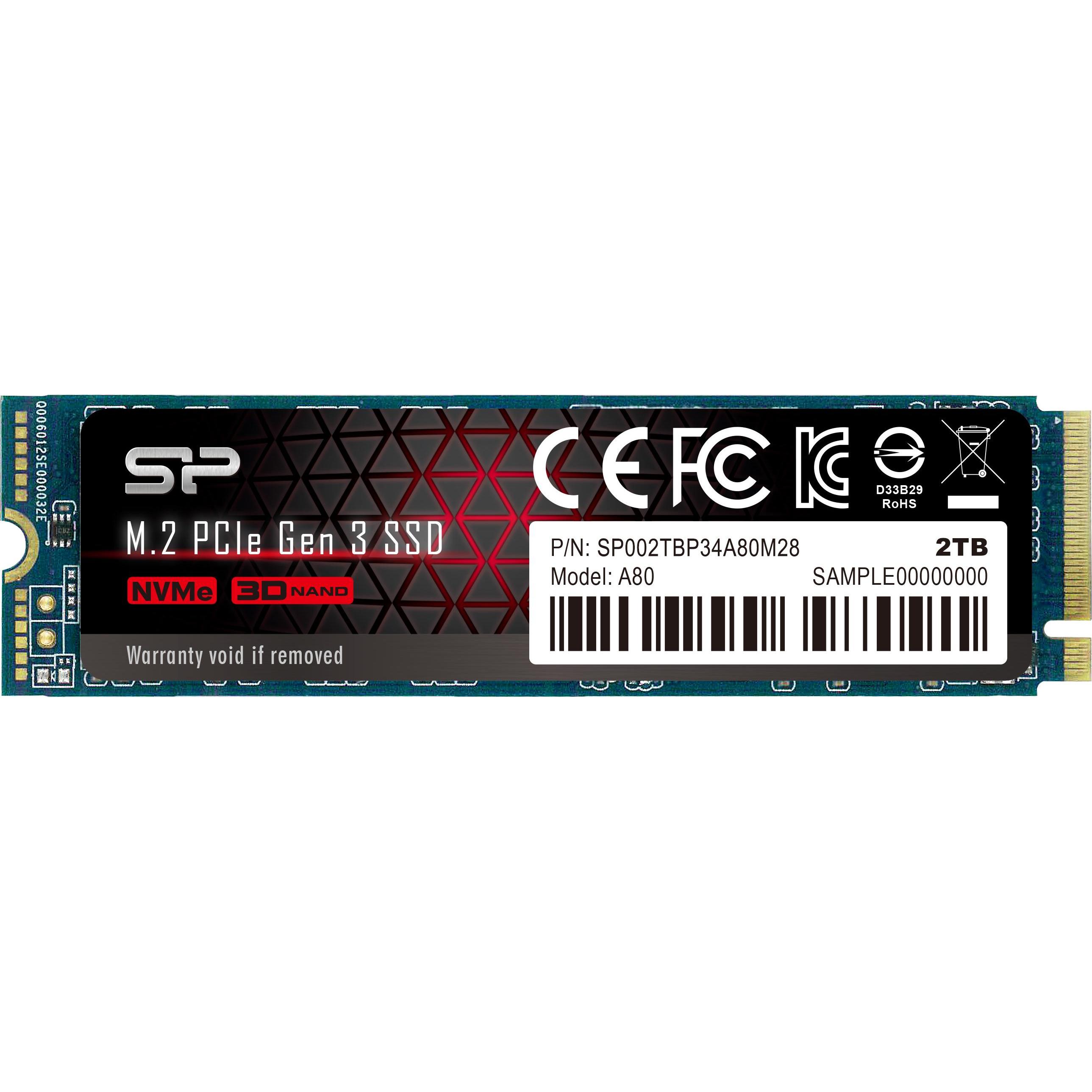 Silicon Power P34A80 (2000 GB, M.2 2280), SSD