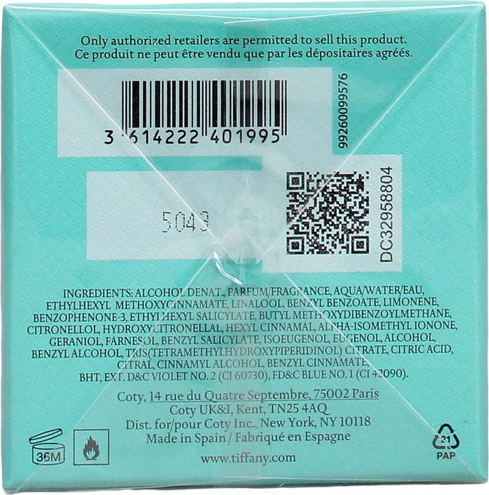 Actual product image Tiffany & Co. signature (Eau de parfum, 50 ml)