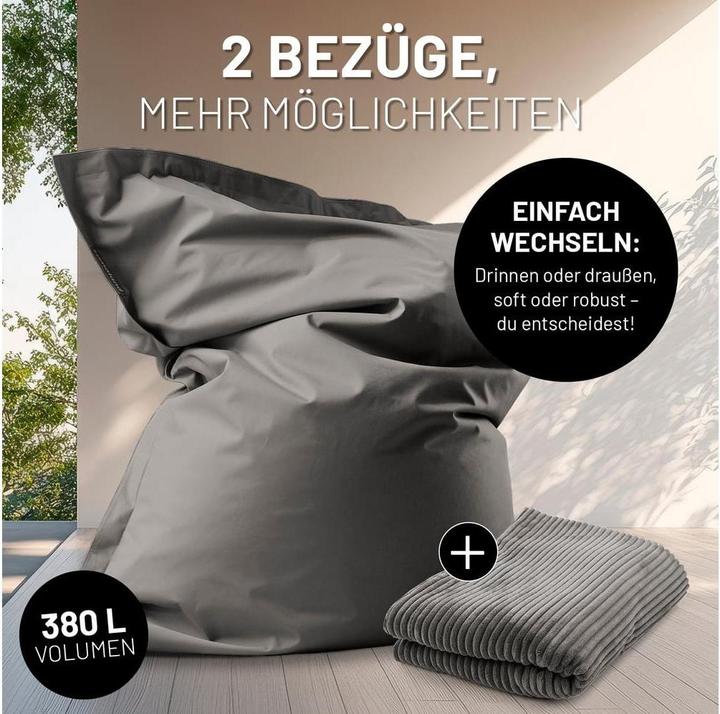 Produktbild Lumaland Sitzsack + Cordhülle