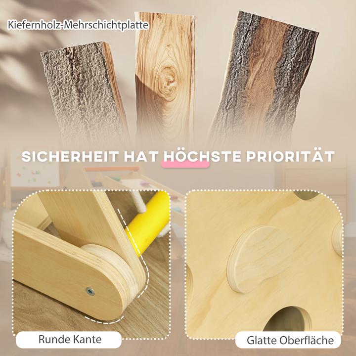 Produktbild Aiyaplay Klettergerüst Kiefernholz, Mehrschichtenplatte Mehrfarbig