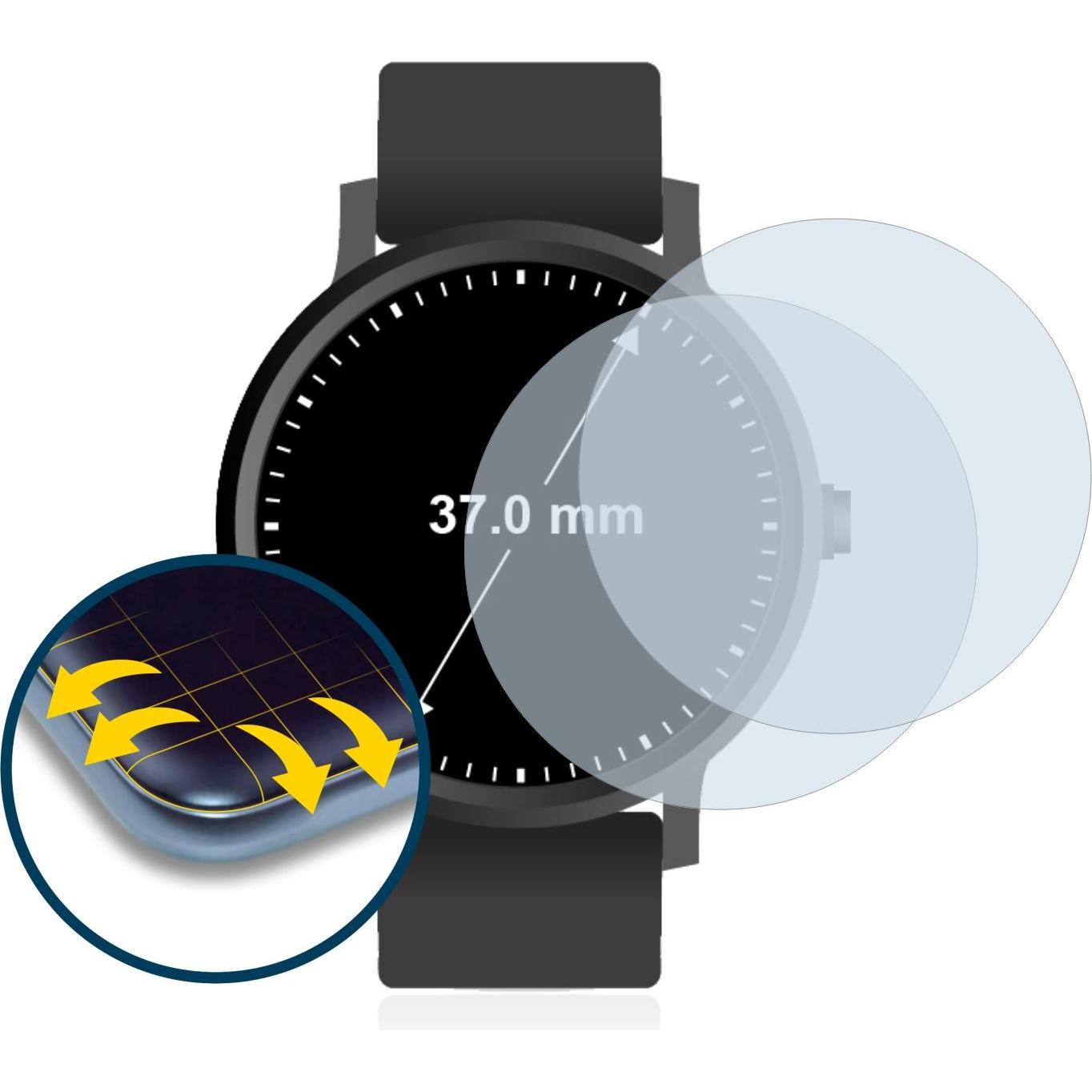 Thumbnail - BROTECT Full-Cover Displayschutz, Smartwatch Schutzfolie, Transparent