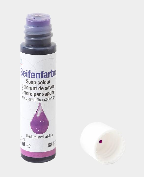 Actual product image Soap colour 10 ml, lilac