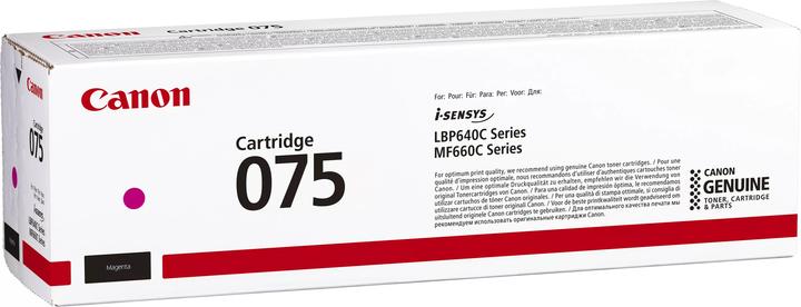Actual product image Canon Toner Cartridge 075 M magenta (M)