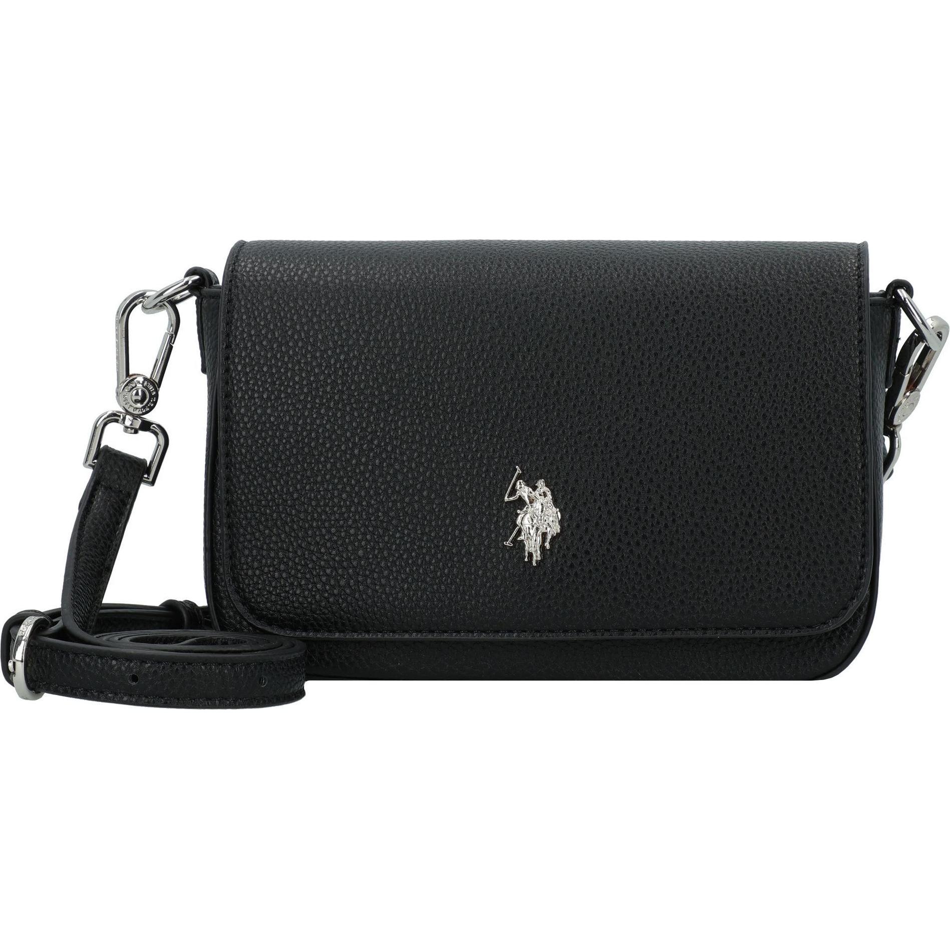 U.S. Polo, Handtasche, Mansion Umhängetasche 20 cm, Schwarz