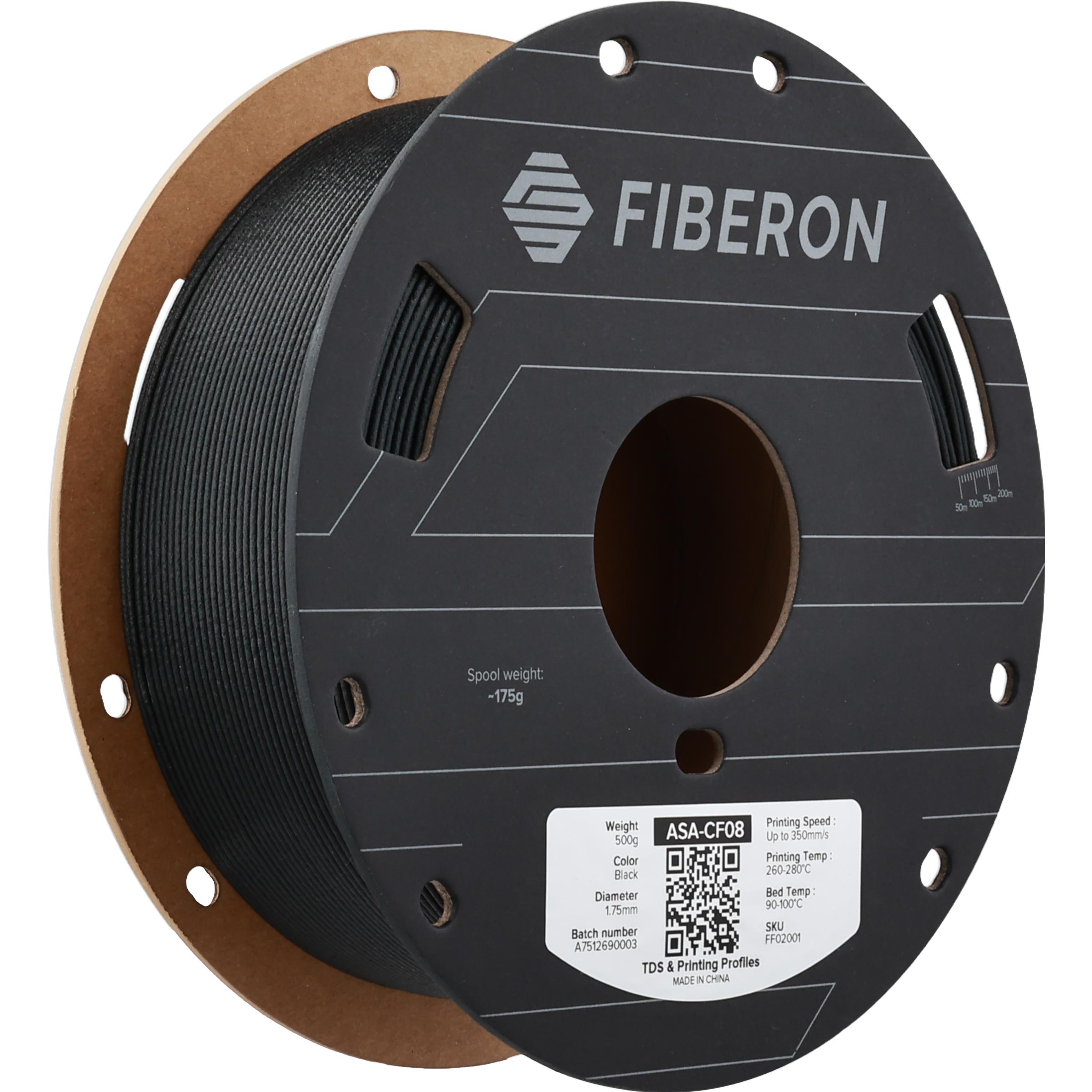 Polymaker - Fiberon - ASA-CF08 Bleu Marine (Navy Blue) - 1.75 mm - 500g