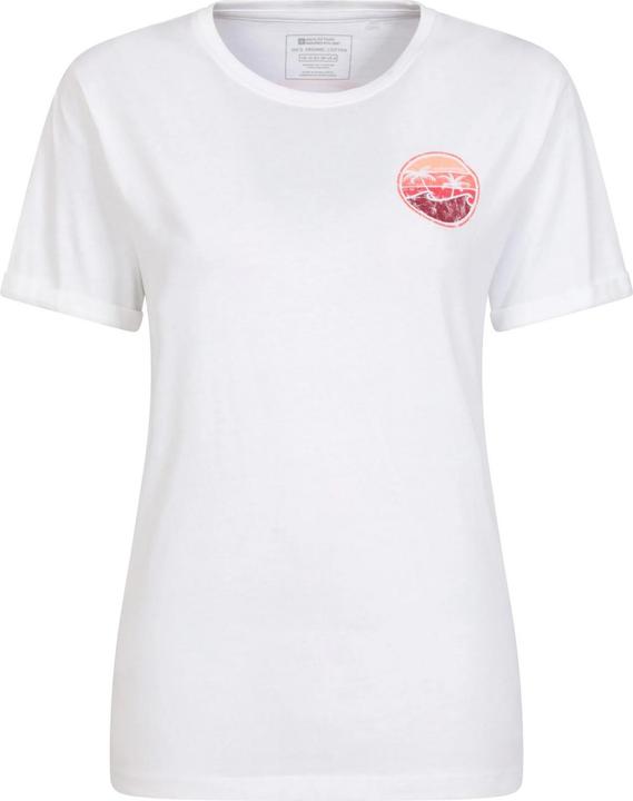 Actual product image Mountain Warehouse Womens/Ladies Palm Wave Organic Cotton Loose Fit T-Shirt (46)