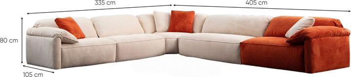 Produktbild Atelier del Sofa Flamingo (Ecksofa)