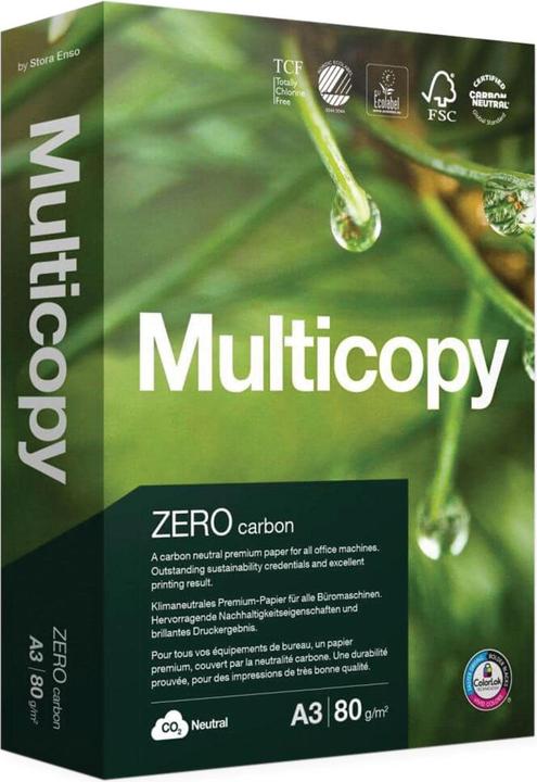 Multicopy Universalpapier zero FSC (80 g/m², 500 x, A3)
