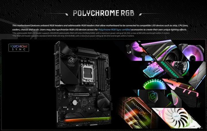 Productafbeelding AsRock Phantom Gaming B850 Riptide WiFi (AM5, AMD B850, ATX)