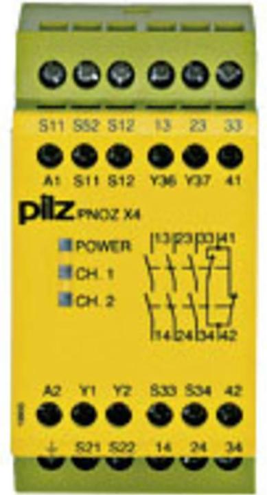 Produktbild Pilz GmbH & Co. KG Not-Aus-Schaltgerät PNOZ X4 230VAC 3n/o 1n/c