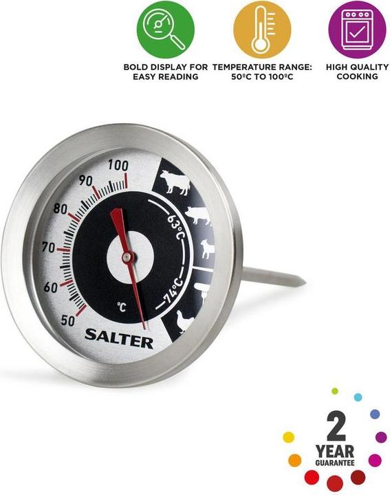 Actual product image Salter 512 SSCR Analogue Meat Thermometer
