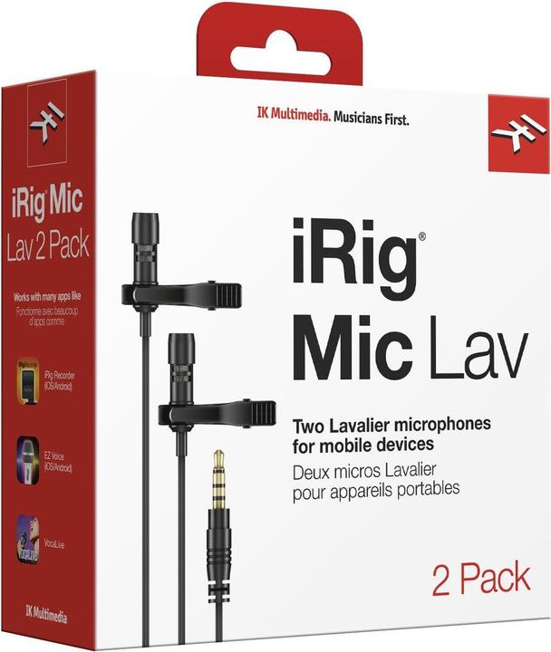 Image du produit IK Multimedia iRig Mic Lav 2 Pack