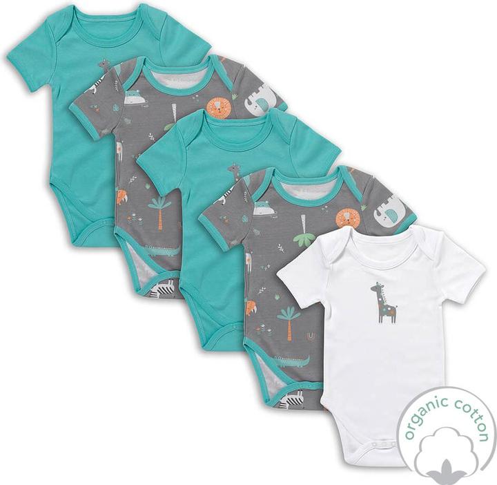 Immagine prodotto Schlummersack Body neonato maniche corte in cotone organico - pacco da 5 (86)
