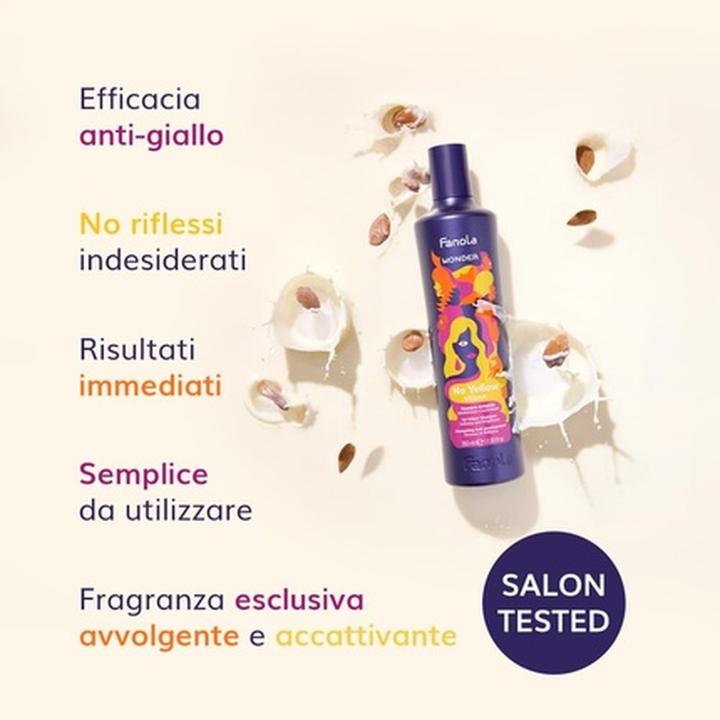 Image du produit Fanola Celebration Kit 20 Years Wonder No Yellow Shampoo and Wonder Hair Mist (Kit de soins capillaires)