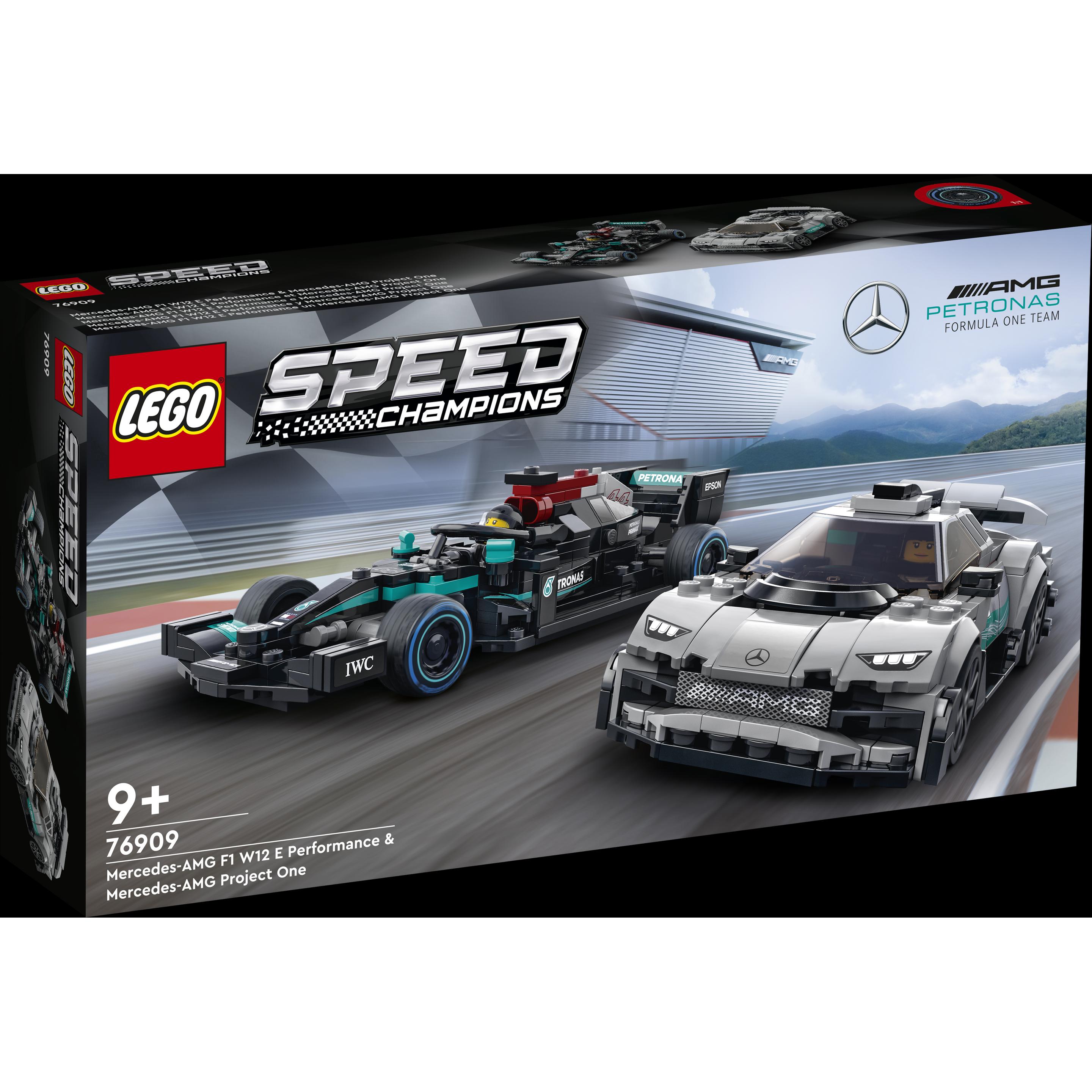 Thumbnail - LEGO Mercedes-AMG F1 W12 E Performance & Mercedes-AMG Project One (76909, LEGO Speed Champions)