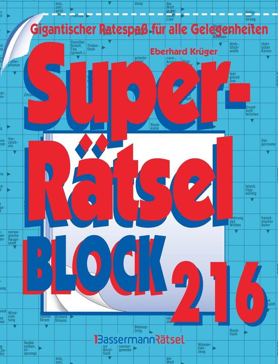 Produktbild Superrätselblock 216 (Deutsch)