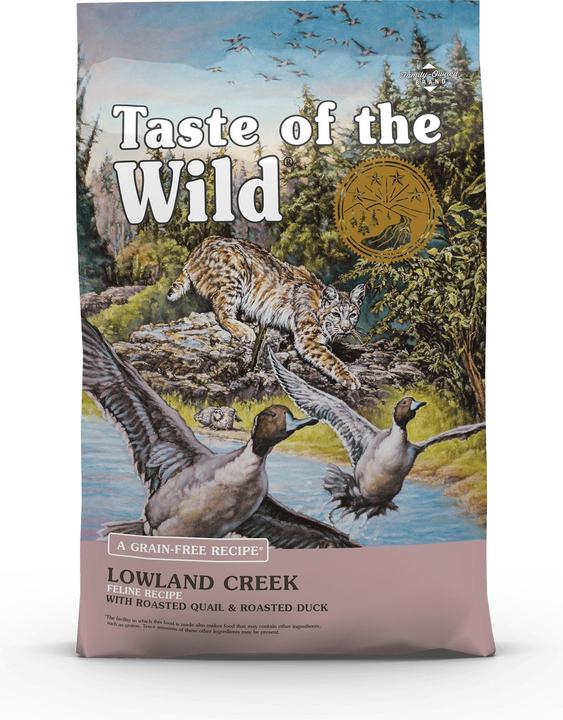 Taste of the Wild Aliment sec pour chat Lowland Creek avec caille et canard rôtis 6.6kg (Adulte, 1 pcs, 6600 g)