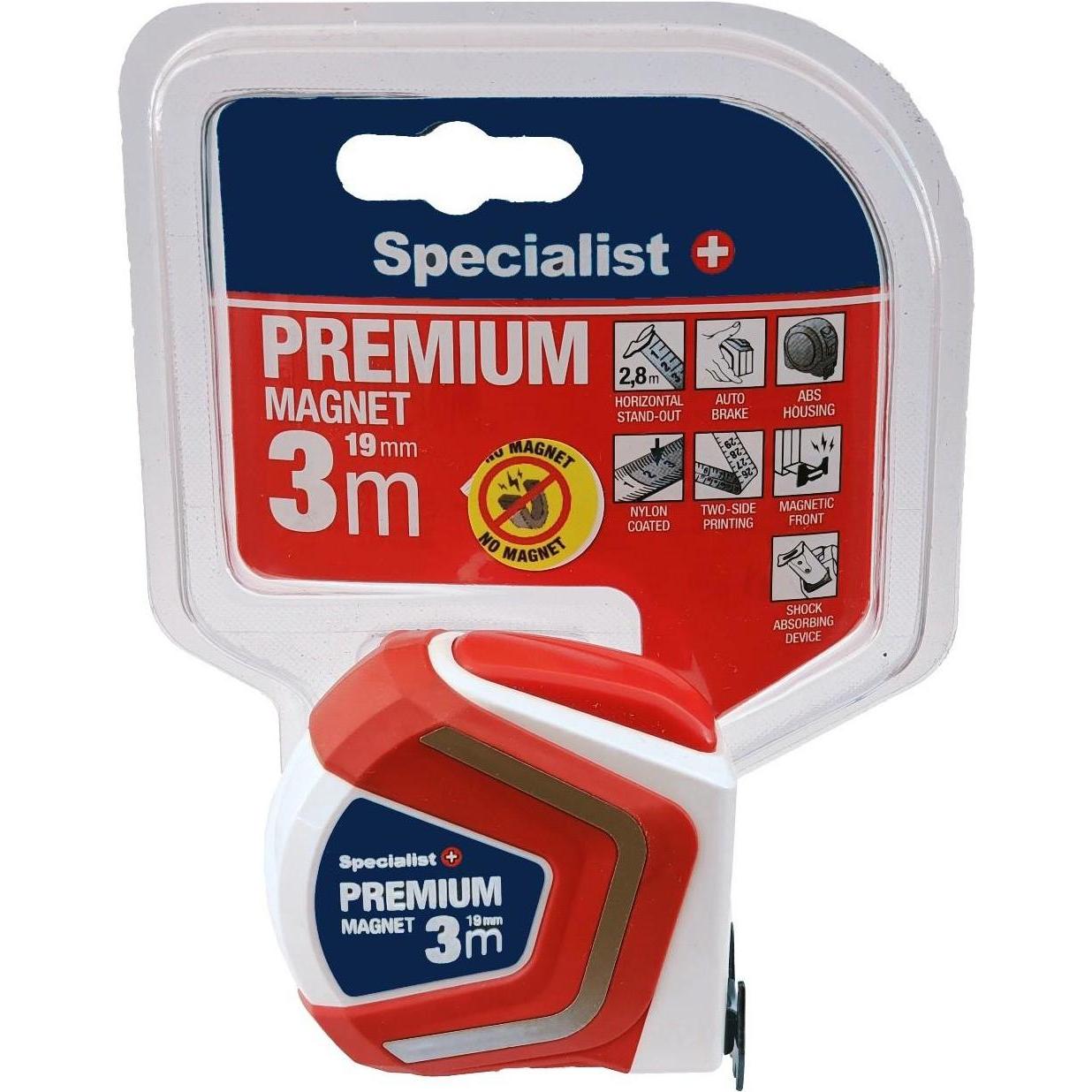 Thumbnail - Bloomsbury, Messlehre, Premium roulette 3 mx 19 mm (300 cm)