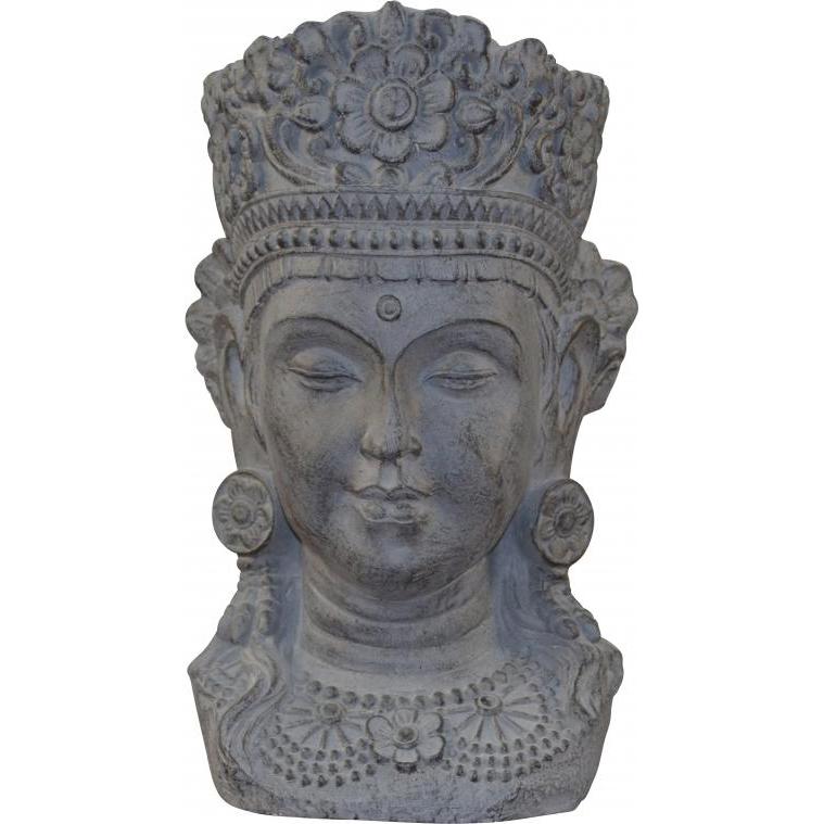 Möbel Direkt Online, Blumentopf, Buddha-Kopf (26 cm)