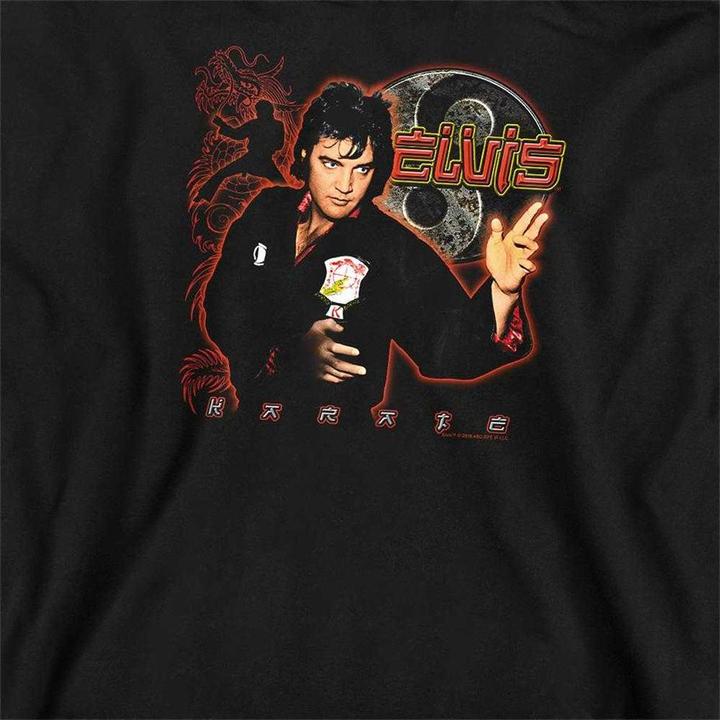 Produktbild Elvis Kapuzenpullover Zum Überziehen Karate (116)