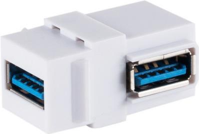 Produktbild Shiverpeaks ®-BASIC-S--Keystone Verbinder USB-A-Buchse 3.0, 5Gbps, Winkel