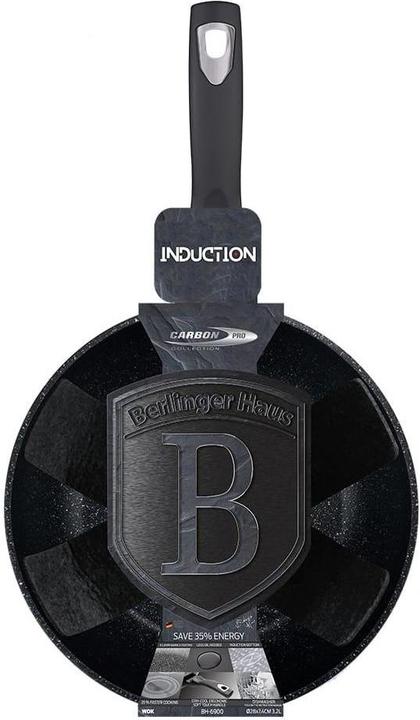 Actual product image BerlingerHaus Granite Fry 28cm Berlinger House Carbon Pro (28 cm, Wok, Aluminium)