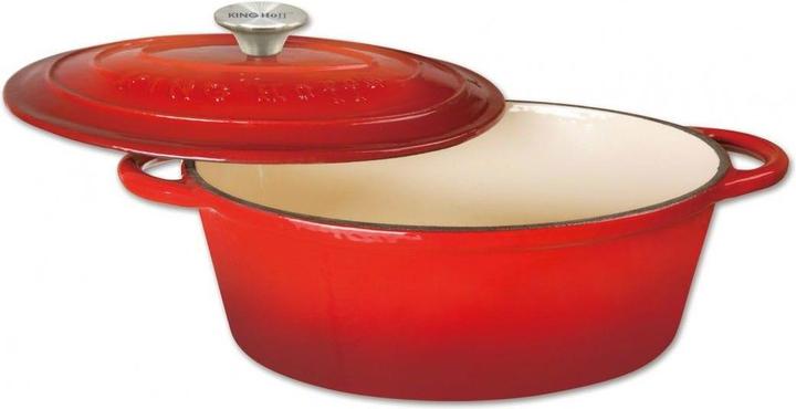Produktbild Kinghoff ENAMELED IRON FRYER 30CM KH-1530 (Bräter + Schmortopf, Gusseisen)