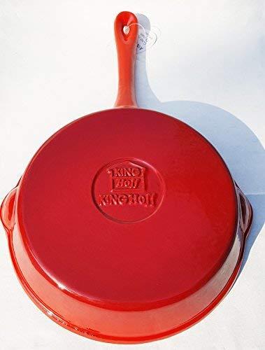 Actual product image Kinghoff ENAMELED cast iron pan 20cm KH-2261 (Pan set + pot set, Cast iron)