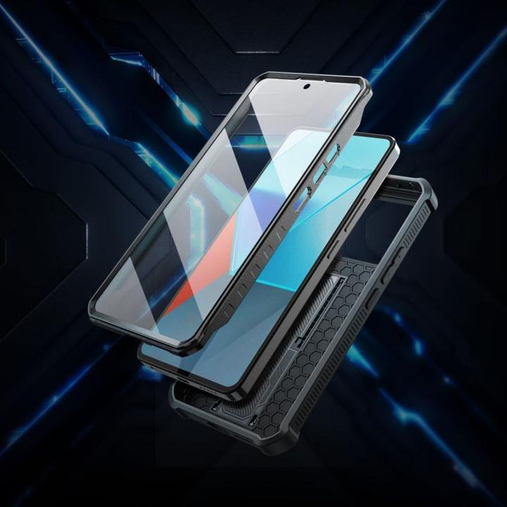 Image du produit Tech-Protect Kevlar Cam+ case for Xiaomi Redmi Note 13 Pro 5G / Poco X6 5G - black (Xiaomi Redmi Note 13 Pro 5G)