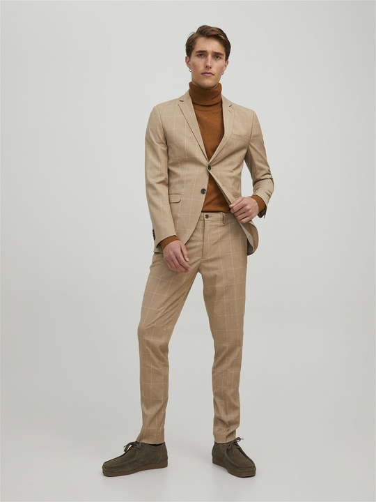 Produktbild Jack & Jones Karierter Super Slim-Fit Anzug (46)