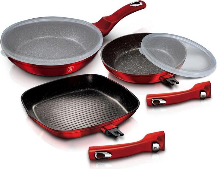 Produktbild BerlingerHaus 3 Pans set (28 cm, Bratpfanne, Aluminium)