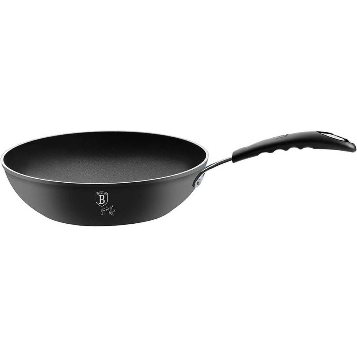 Thumbnail - BerlingerHaus GRANITE WOK FRYER 28cm BH-6126, Pfanne + Kochtopf, Schwarz