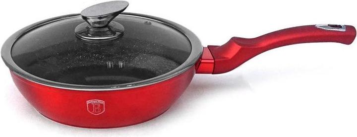Produktbild BerlingerHaus GRANITE FRY 24cm Red METALLIC LINE BH-1259 (24 cm, Pfannenset + Topfset, Aluminium)