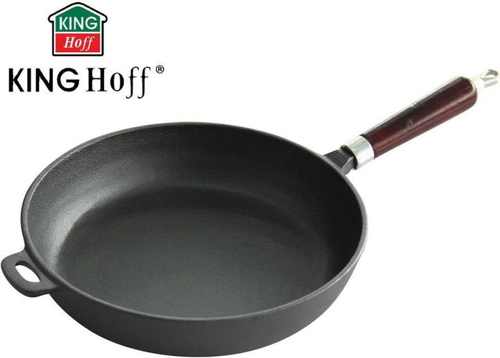 Actual product image Kinghoff CAST IRON BAKER 24cm KH-1118 INDUCTION (Frying pan, Cast iron, 24 x 5 cm)