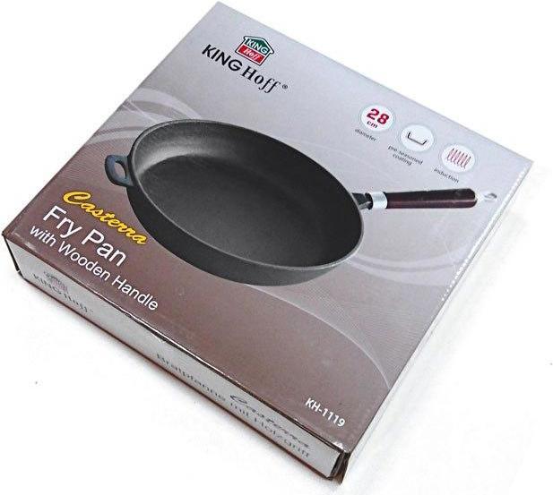 Actual product image Kinghoff 28cm Frying pan KH-1119 (Frying pan, Cast iron, 28 x 6.50 cm)
