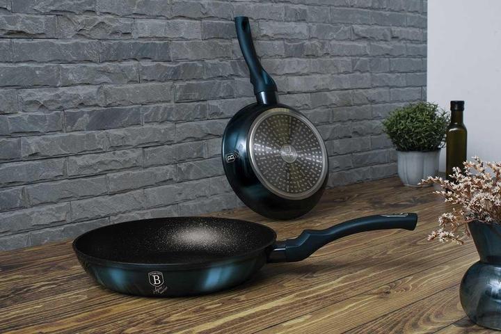 Produktbild BerlingerHaus GRANITE POT SET BH-6164 AQUAMARINE 17 ELEM. (28 cm, Pfannenset + Topfset, Stahl, Aluminium)
