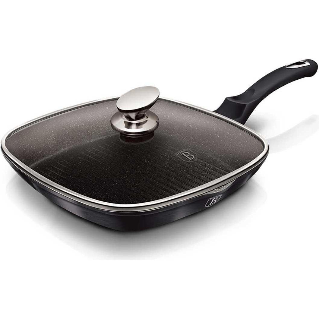 BerlingerHaus Grill pan, Pfanne + Kochtopf, Grau