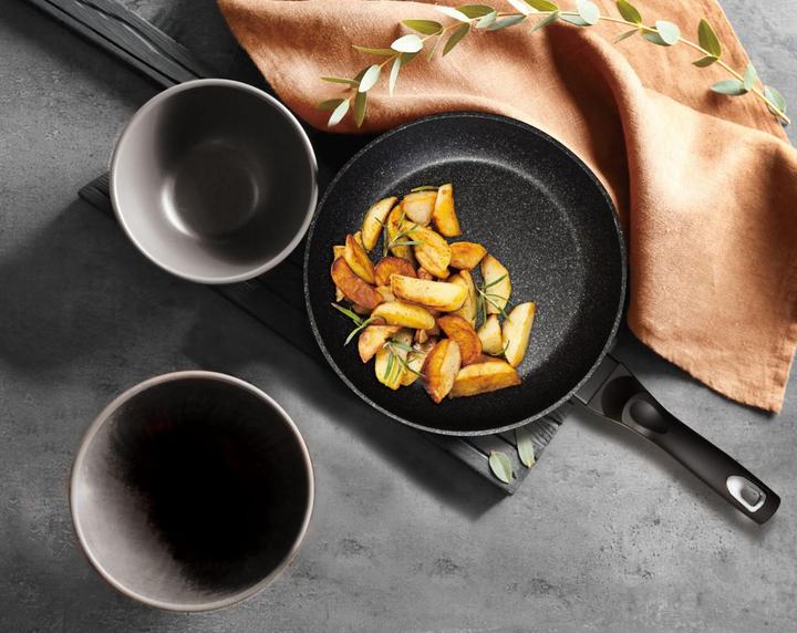 Produktbild BerlingerHaus WOK GRANITE FRY 28cm Black Silver BH-1848 (28 cm, Wok Pfanne)