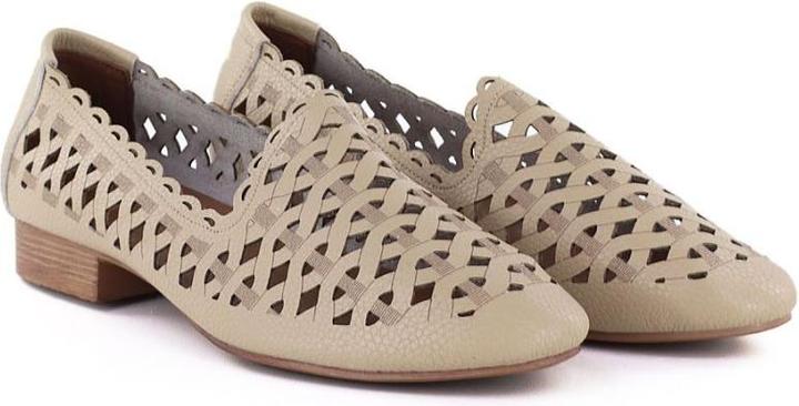 Image du produit Jezzi Women's leather openwork shoes, beige, OL50-1 (37)